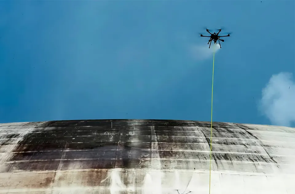 Limpieza de fachadas | Limpieza de vidrios con drones | Limpieza con drones | Limpieza de infraestructura con drone.